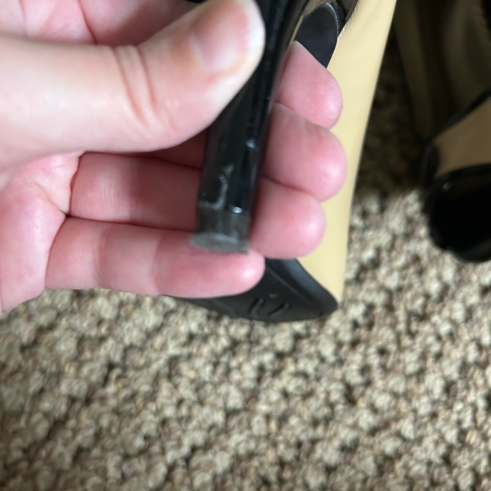 Connie peep toe stiletto shoes size 6 - Picture 5 of 5